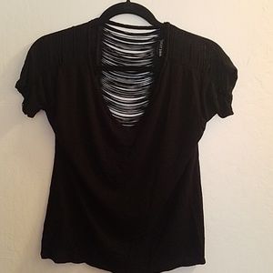 Sexy black Vneck TShirt